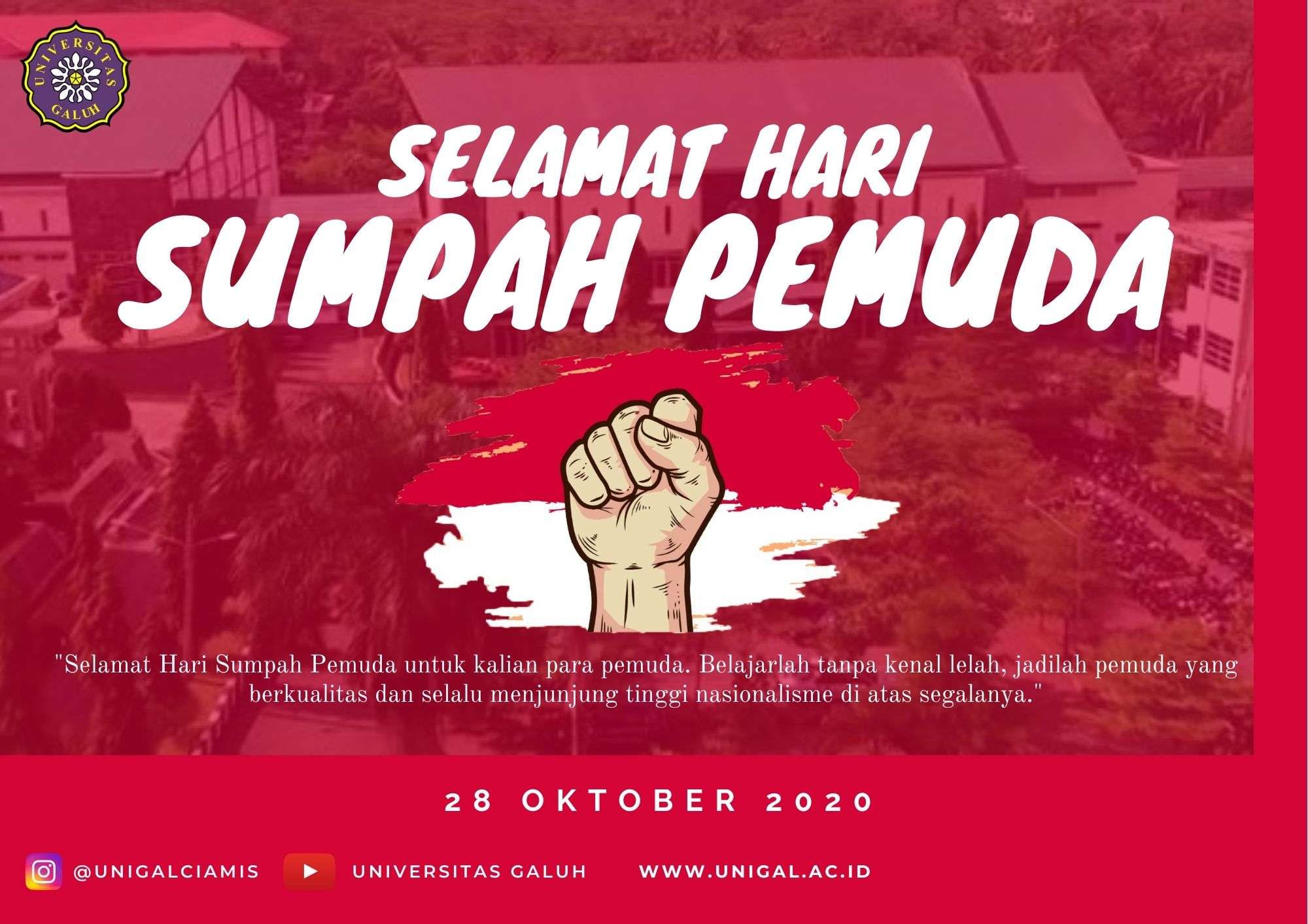 Selamat Hari Sumpah Pemuda 28 Oktober 2020